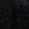 "Decorative" Shaggy Pillow with Lurex (18-in x 18-in)