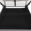 Upholstered Platform bed with a Hydraulic Storage System, Queen size